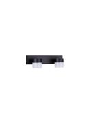 Nova Luce Teko - wandlamp - 25 x 6 x 11 cm - 11W LED incl. - IP44 - za...