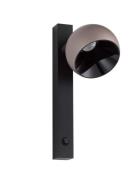 Nova Luce Lusa - wandlamp - Ø 10 x 26 x 13 cm - 10W LED incl. - Moca-k...