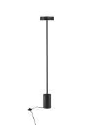 Nova Luce Thea - vloerlamp - Ø 20 x 135 cm - 17W  LED incl. - zwart
