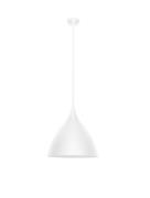 Nova Luce Syntopia - hanglamp - Ø 46 x 178 cm - zandwit