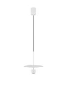 Nova Luce Edem - hanglamp - Ø 30 x 217 cm - 8W LED incl. - zandwit