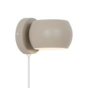 Nordlux Belir - wandlamp - Ø 13 x 11 x 15,6 cm - bruin