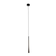 Faro Diana 400 - hanglamp - Ø 3,2 x 40 cm - 6W LED incl. - donkerbruin