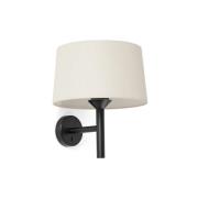 Faro Windsor - wandverlichting - Ø 29 x 39,2 x 26,5 cm - mat zwart en ...