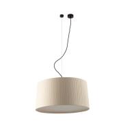 Faro Samba D 700 - hanglamp - Ø 70 x 35 cm - mat zwart en beige