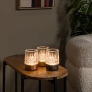 Lucide Lili - set van 3 oplaadbare tafellampen - Ø 8 x 10,3 cm - 3W di...