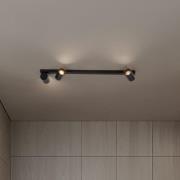 Nova Luce Oso - opbouwspot - 70 x 3,5 x 10,5 cm - zwart