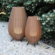 Lucide Colin - oplaadbare tafellamp buiten - Ø 22 x 36 cm - 3 stap dim...