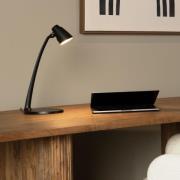 Lucide Ludo - bureaulamp - 15,6 x 19,1 x 40,2 cm - 4,5W LED incl. - zw...