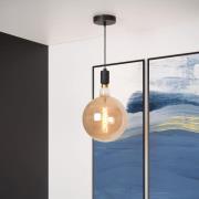 Lucide Jova - Hanglamp - Ø 10 x 4,6 x 140 cm - zwart