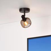 Lucide Maren - opbouwspot - 10 x 14,5 x 15 cm - Zwart