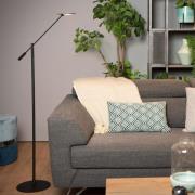 Lucide Anselmo - leeslamp - 25 x 25 x 140 - 9W LED incl. - zwart