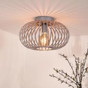 Lucide Manuela - plafondverlichting - Ø 40 x 23 cm - grijs