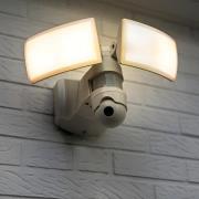 Lutec Libra - buiten wandverlichting met bewegingsmelder en camera - s...