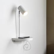 Nordlux Cody - wandlamp met schakelaar en USB-poort - 20 x 20 x 42,9 c...